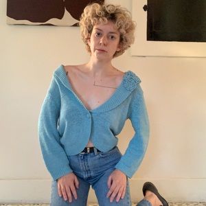 Early 2000s Coldwater Creek knitted cardigan